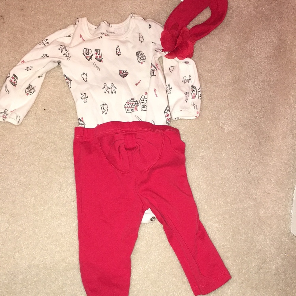 Carter's Red and White Kids Matching Set